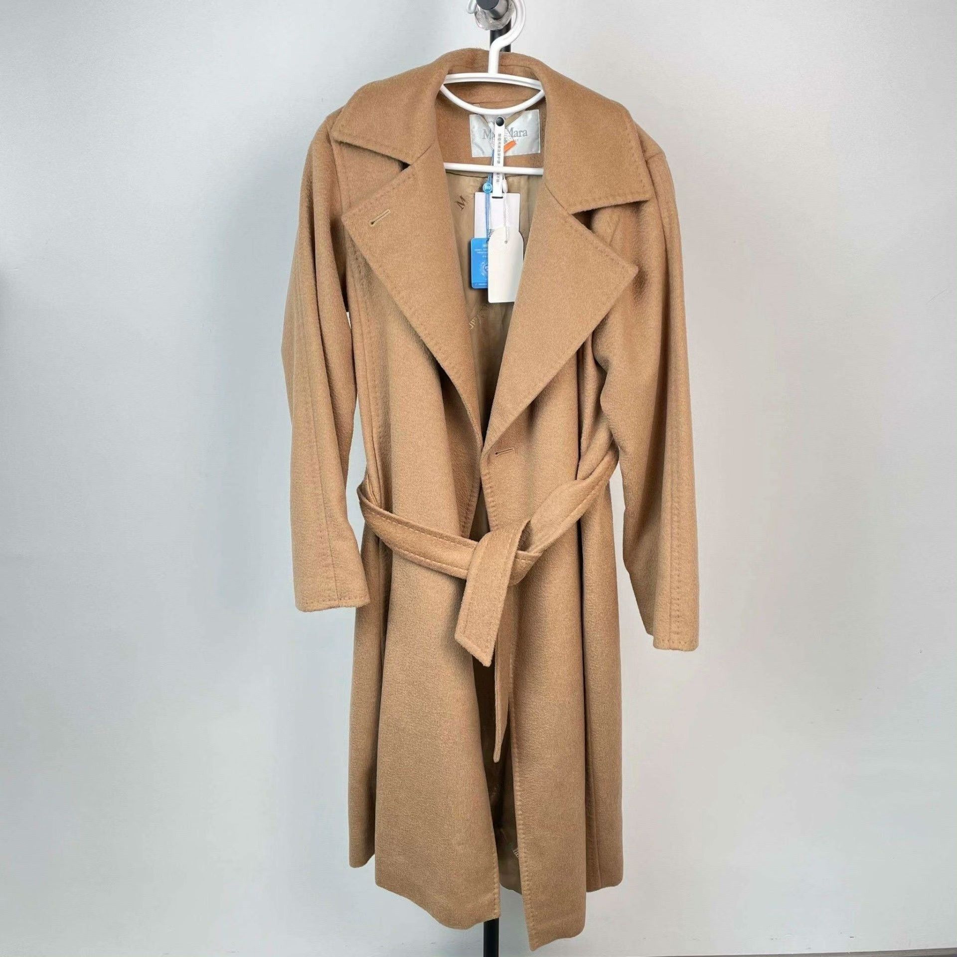Max Mara Max Mara Wool Brown Coat 37 Women Size S / US 4 / IT 40 - 1 Thumbnail