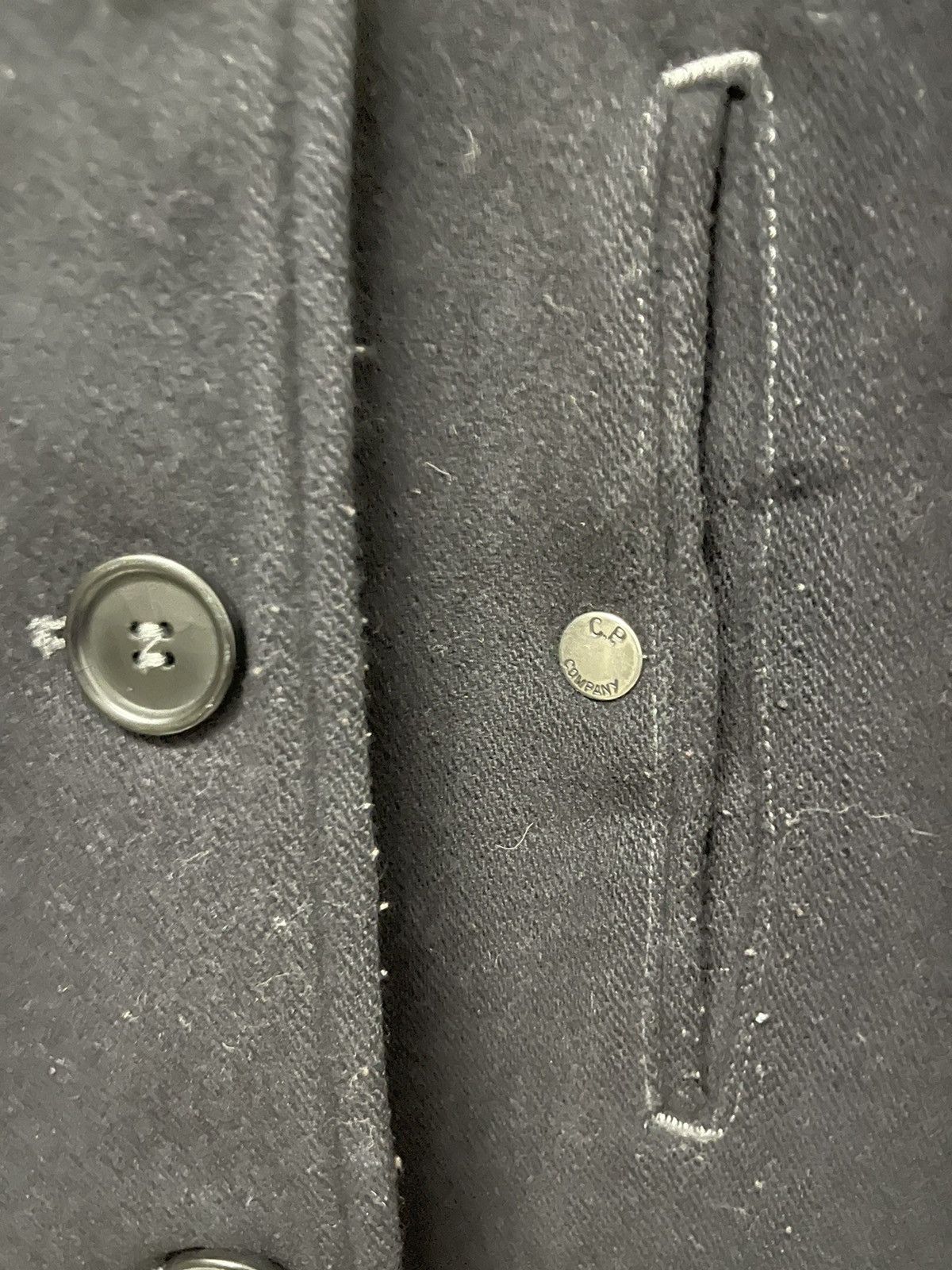C.P. Company VINTAGE C.P COMPANY WINTER WOOL TRENCH COAT DOUBLE BREAST Size US M / EU 48-50 / 2 - 2 Thumbnail