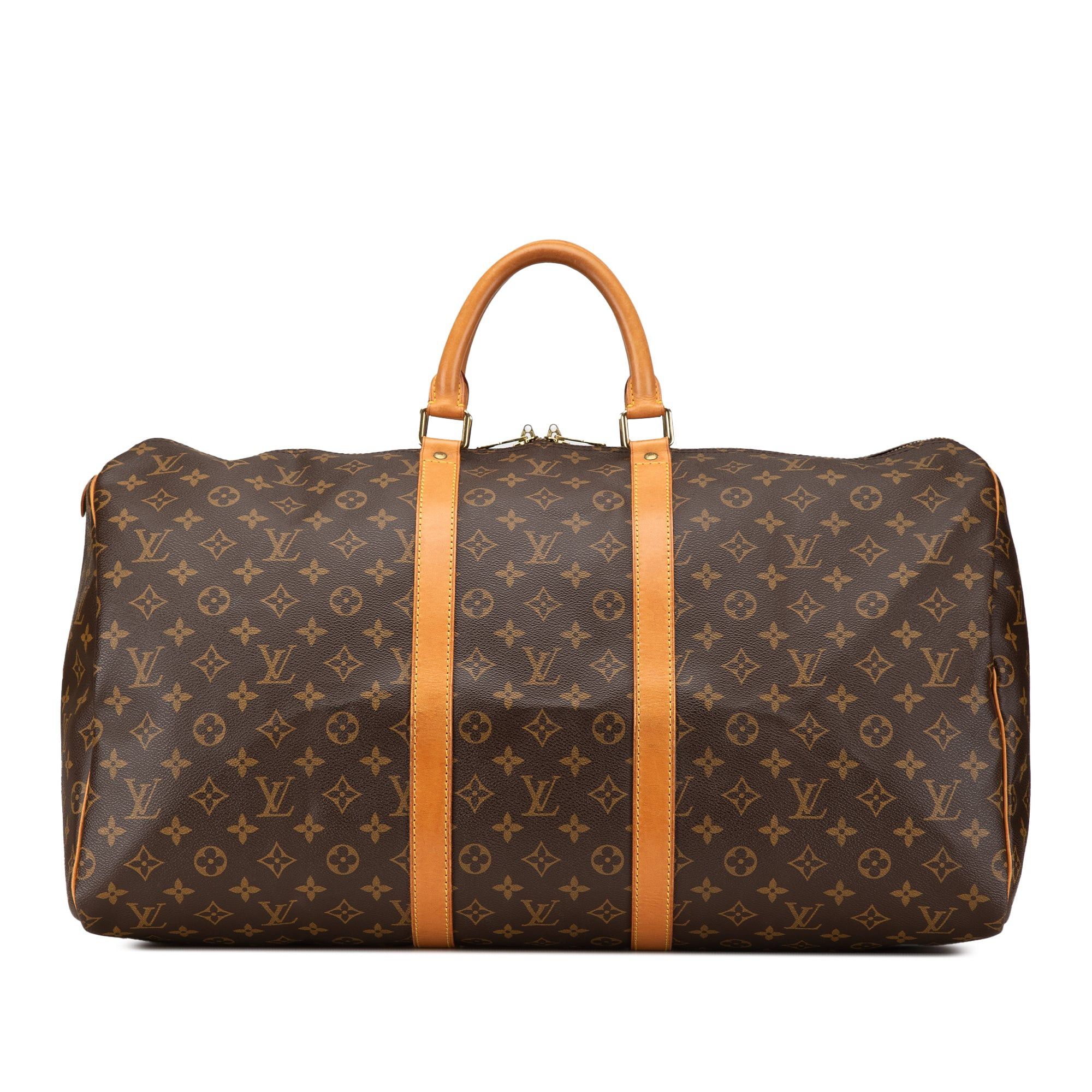 Louis Vuitton Monogram Keepall 55 Brown