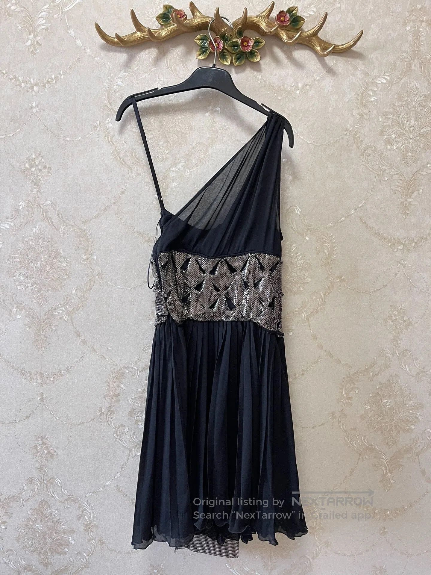 Versus Versace Versace New Runway Silk Dress. Size M / US 6-8 / IT 42-44 - 9 Thumbnail