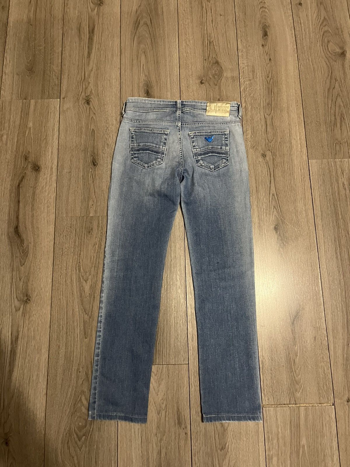 Armani × Emporio Armani × Giorgio Armani Armani Jeans Metal Logo Size 27" / US 4 / IT 40 - 4 Thumbnail