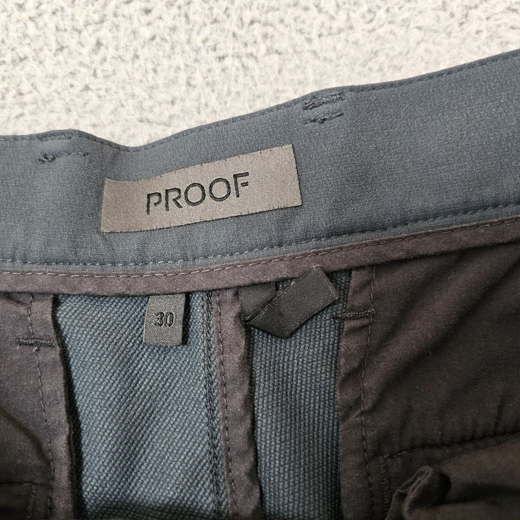 Vintage Proof Pants Mens 30 Gray Chino Slim Modern Workwear Size US 30 / EU 46 - 3 Thumbnail