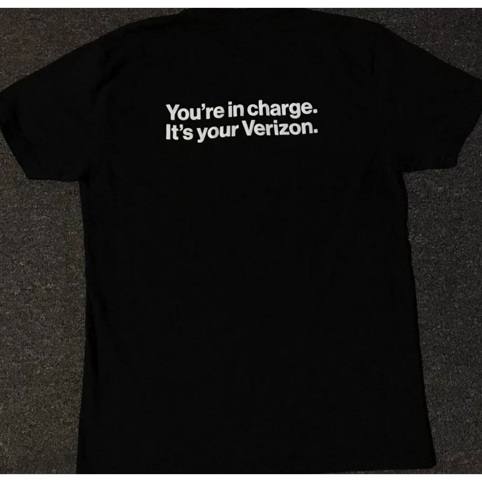 Apple Verizon Promo Shirt L Black Cotton Vintage 90s Y2K Cell Phone Grunge Computer Mens T-Shirt Size US L / EU 52-54 / 3 - 2 Thumbnail