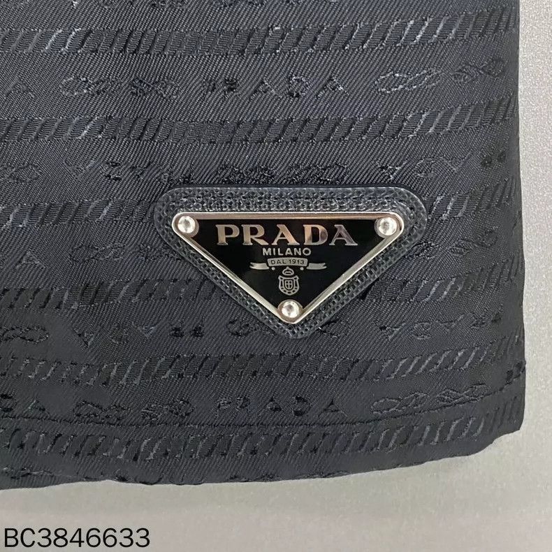 Prada Prada Logo Print Nylon Shorts-2506 Size 37" - 7 Thumbnail