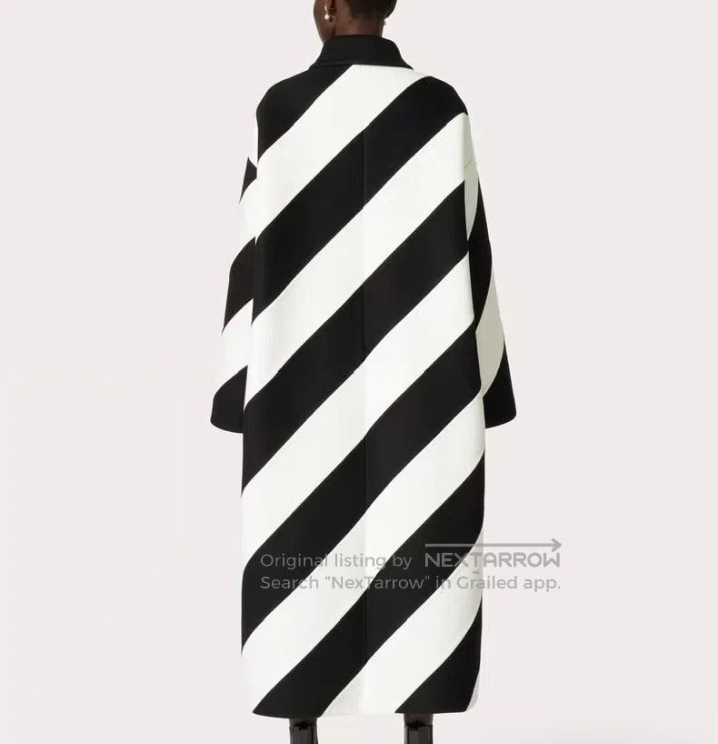 Valentino Valentino Twill stripe printed coat Size XS / US 0-2 / IT 36-38 - 4 Thumbnail