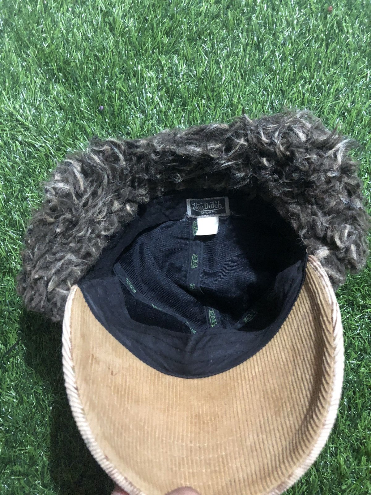 Von Dutch VON DUTCH CORDUROY HAT BROWN Size ONE SIZE - 6 Thumbnail
