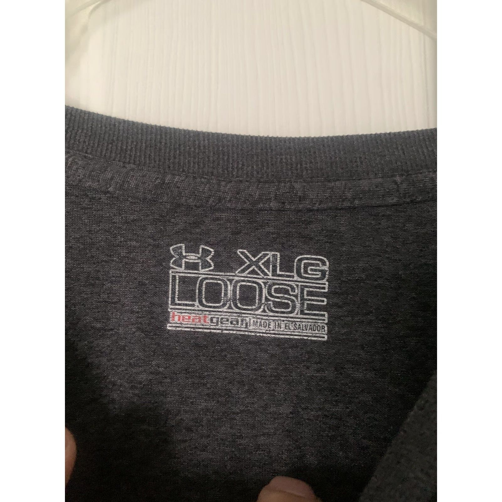 Under Armour Under Armour HeatGear Long Sleeve Shirt Gray XL Logo Athletic Men's Casual Shirt Size US XL / EU 56 / 4 - 3 Thumbnail