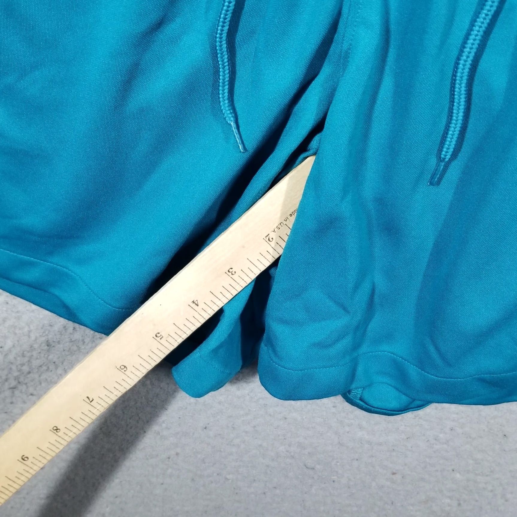 Nike VINTAGE Nike Soccer Shorts Men XL Teal Athletic Activewear Football 2000s Size US 36 / EU 52 - 6 Thumbnail