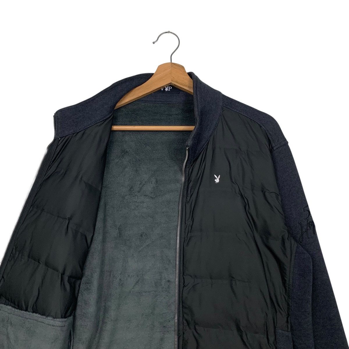 Playboy PLAYBOY Puffer Hybrid Bomber Jacket #2791-C126 Size US L / EU 52-54 / 3 - 10 Thumbnail