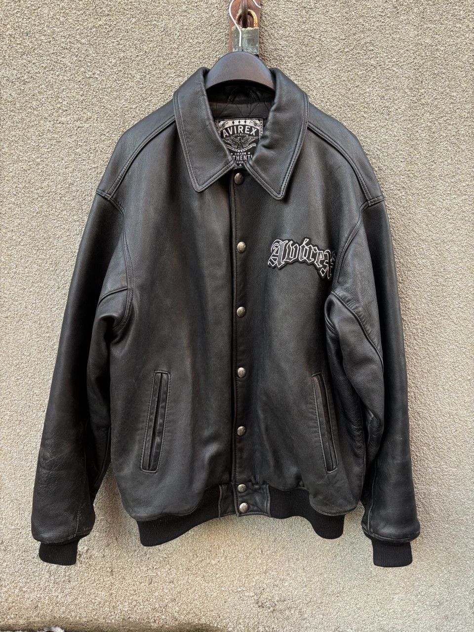Avirex Avirex Vintage Leather Jacket Size US M / EU 48-50 / 2 - 2 Thumbnail