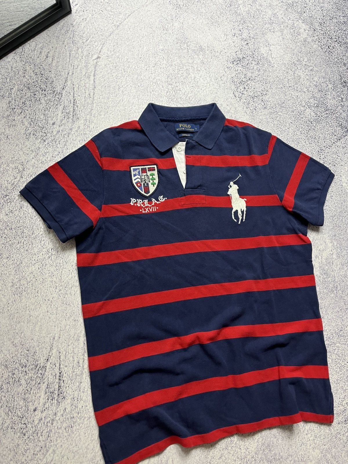 Polo Ralph Lauren Vintage Polo Ralph Lauren Rugby Polo Shirt PRLAC Big Pony Size US M / EU 48-50 / 2 - 3 Thumbnail