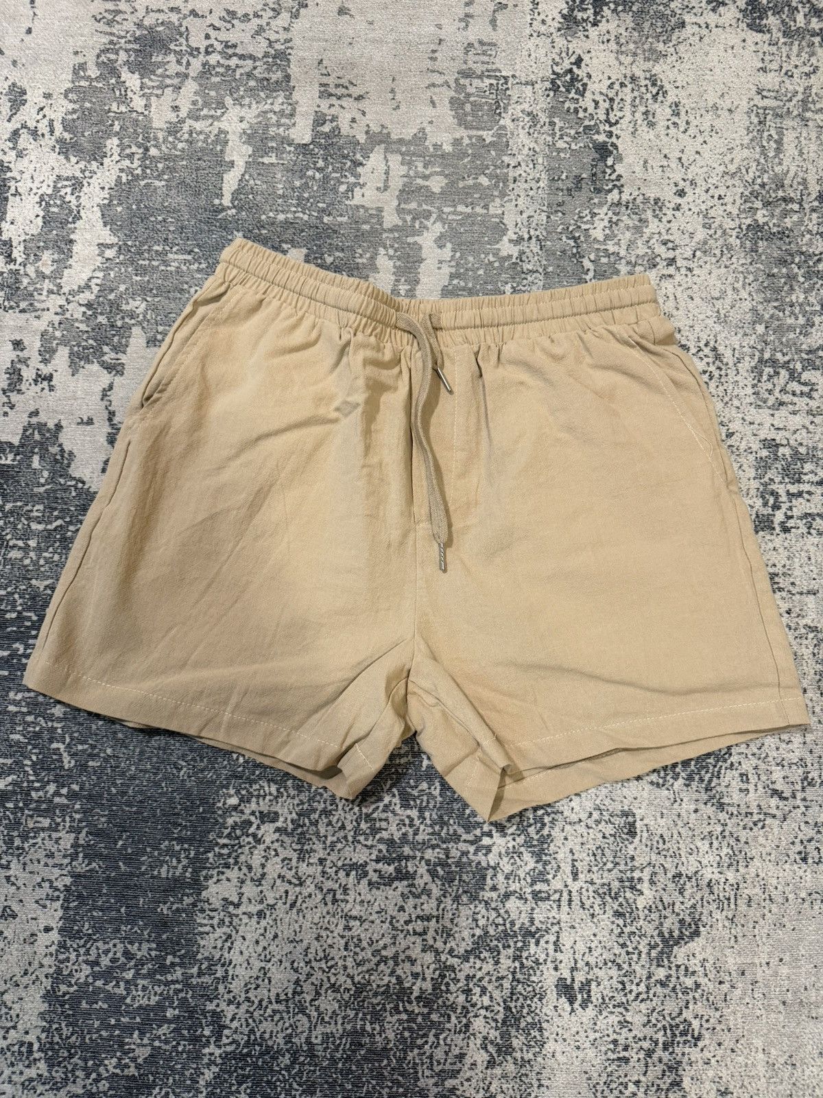 Shein SHEIN Manfinity Lapel Collar Button Up Shirt + Shorts Set Size US M / EU 48-50 / 2 - 5 Thumbnail