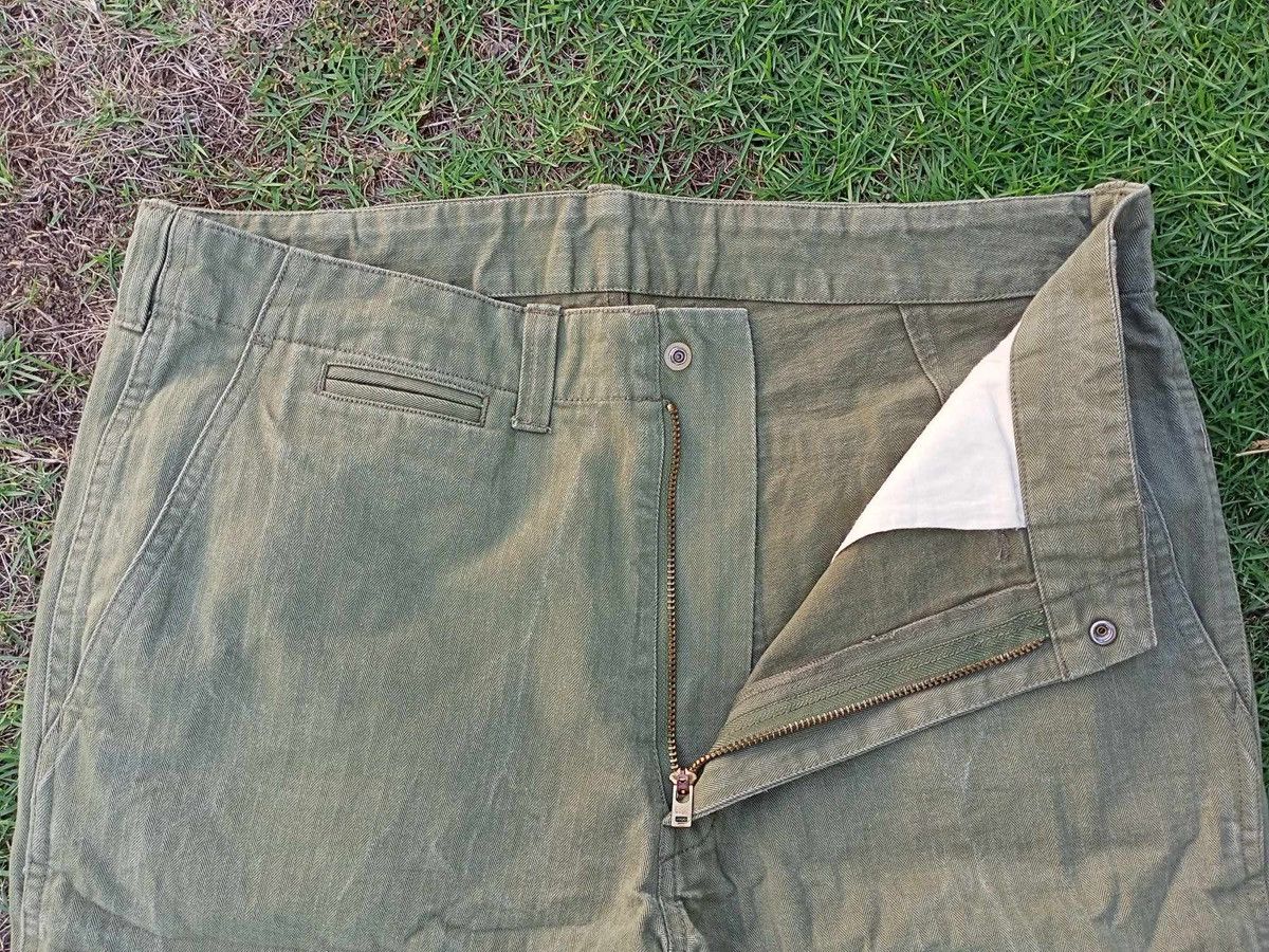 Bape BAPE MODERN EQUIPMENT OLIIVE HERRINGBONE TROUSERS Size US 34 / EU 50 - 5 Thumbnail