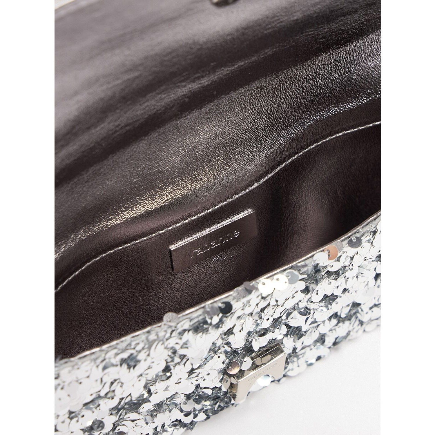 Paco Rabanne RABANNE Silver Sequined shoulder bag New And Authentic Size ONE SIZE - 2 Thumbnail