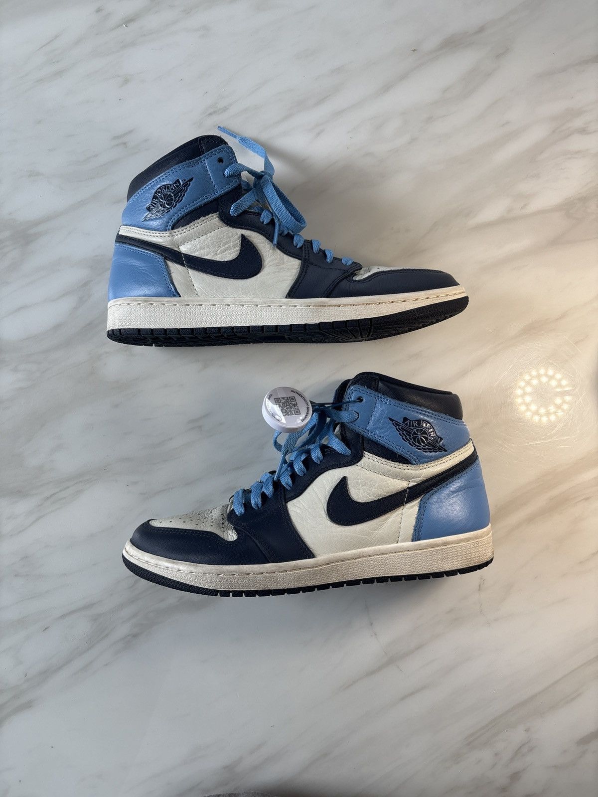 Jordan Brand Jordan 1 High Obsidian UNC Size US 8 / EU 41 - 2 Thumbnail