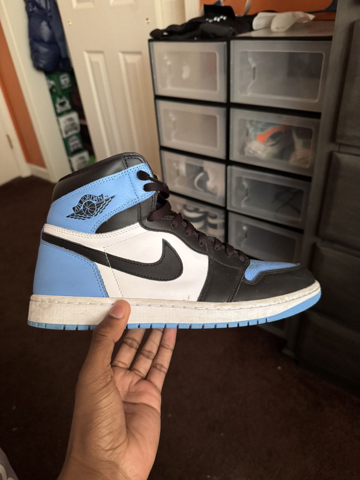 Jordan Brand Jordan 1 Unc Toe Size US 11 / EU 44 - 1 Thumbnail