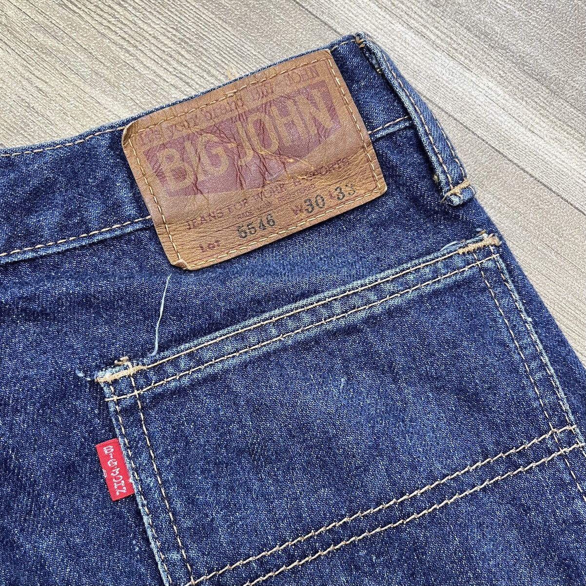 If Six Was Nine × Japanese Brand × Le Grande Bleu (L.G.B.) Vintage Big John Flared Jeans Bush Pants Style BootCut Denim Size US 27 - 15 Thumbnail