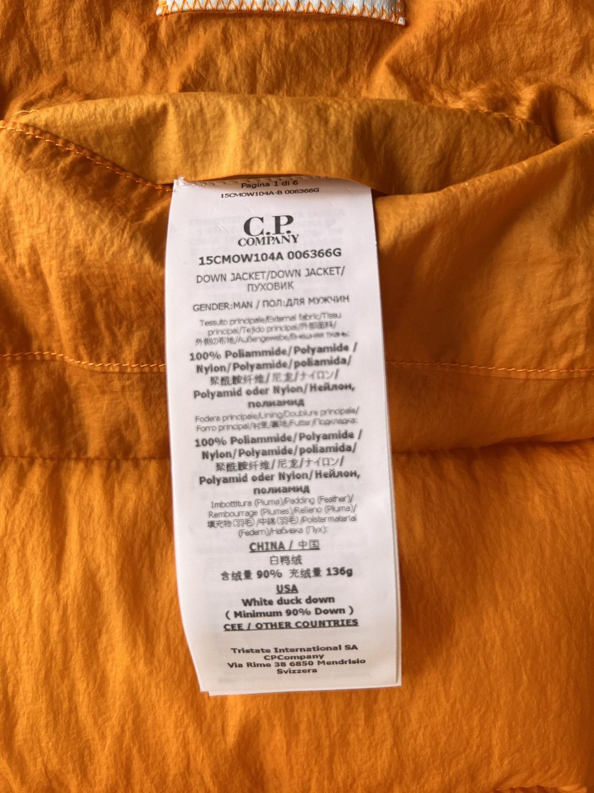 C.P. Company C.P Company GORE-TEX Jacket orange Green Infinium Down Liner Size US S / EU 44-46 / 1 - 24 Thumbnail