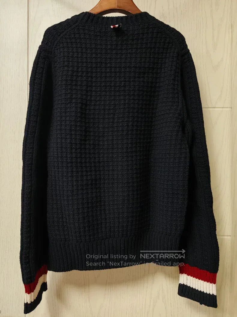 Thom Browne Thom Browne Waffle knit sweater Size US L / EU 52-54 / 3 - 2 Thumbnail
