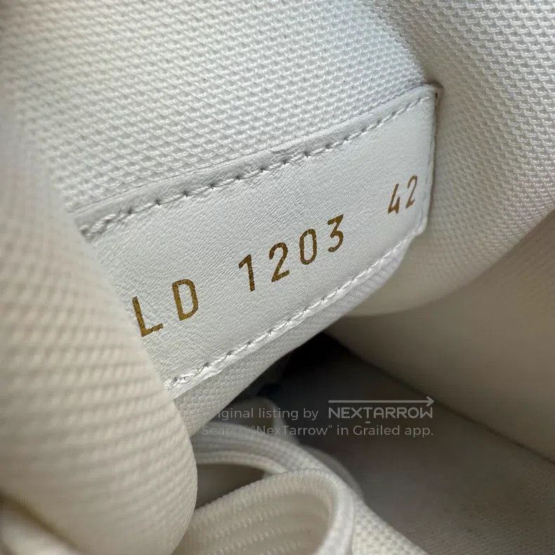 Louis Vuitton Louis Vuitton Trainer White and Blue Denim shoes Size US 9 / EU 42 - 8 Thumbnail