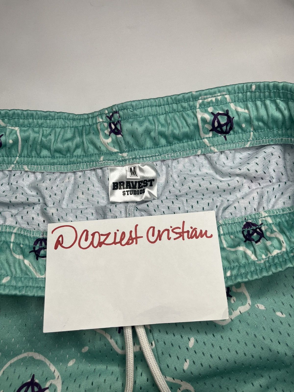 Bravest Studios Bravest Studios “Gucci” Anarchy Shorts Size US 32 / EU 48 - 2 Thumbnail