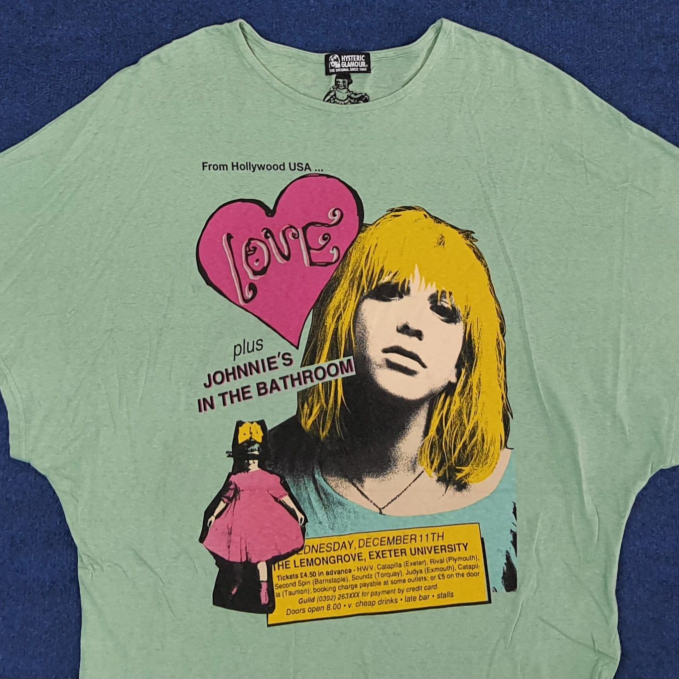 Vintage Hysteric Glamour Courtney Love Japan Tshirt C249N16