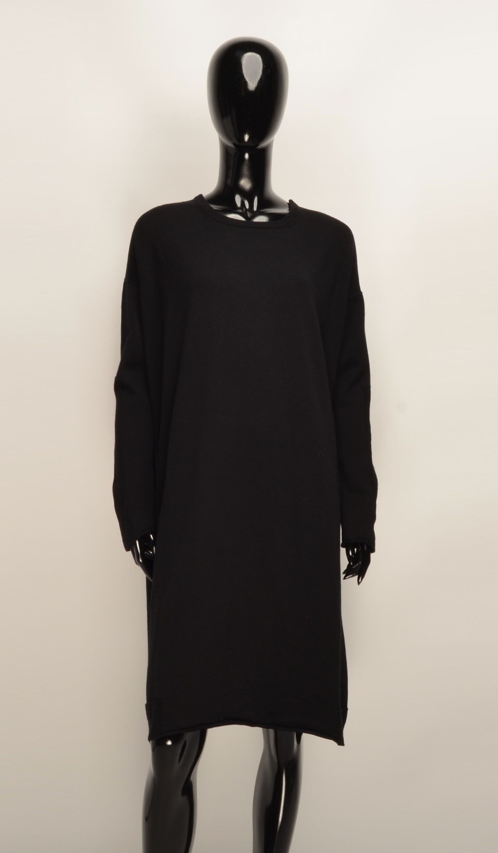 Japanese Brand × Vintage Serien Umerica Avant Garde Wool Black Oversized Dress Size M / US 6-8 / IT 42-44 - 1 Thumbnail