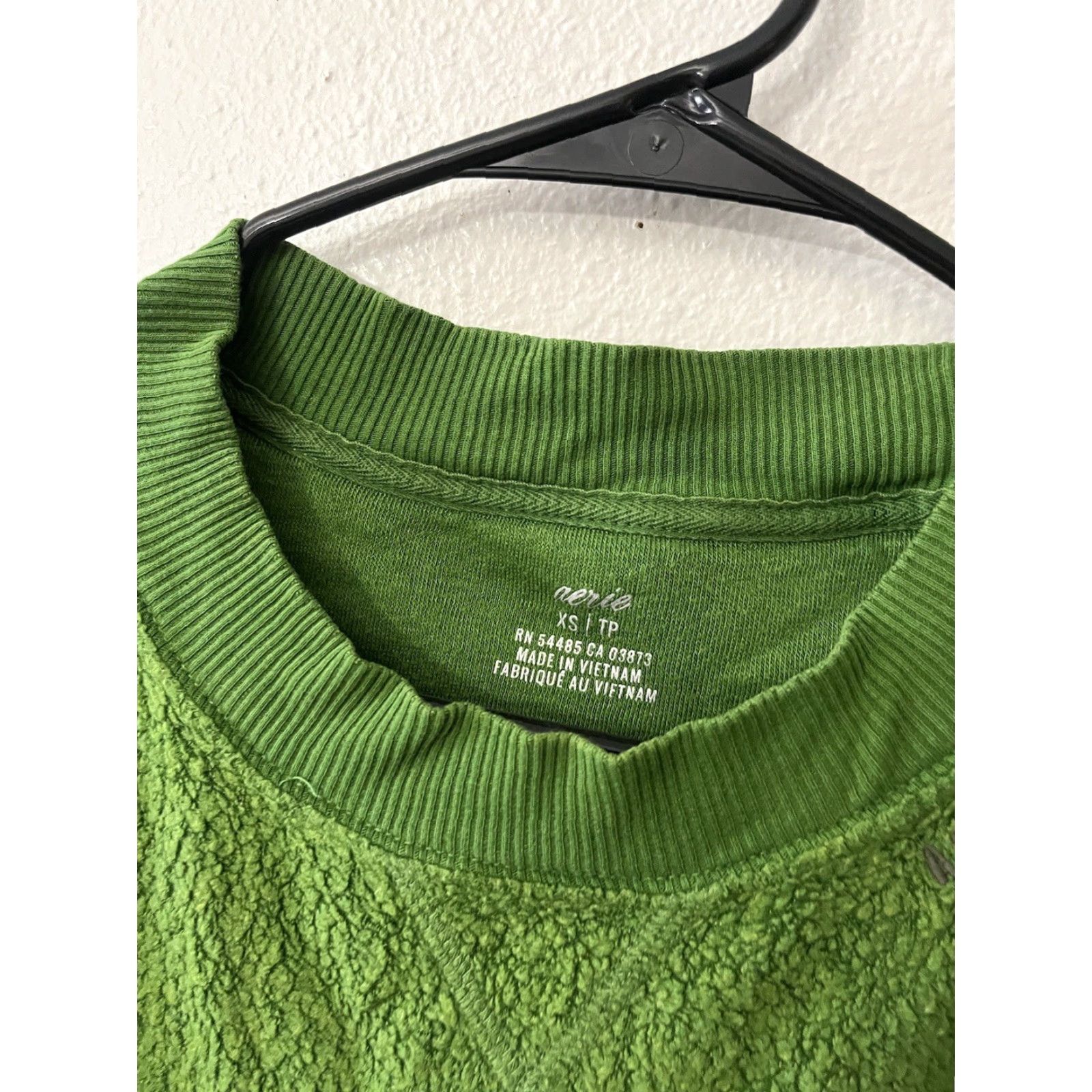 Vintage VINTAGE Aerie Fleece Pullover Sweatshirt Women’s XS Crewneck Green Activewear Size XS / US 0-2 / IT 36-38 - 3 Thumbnail
