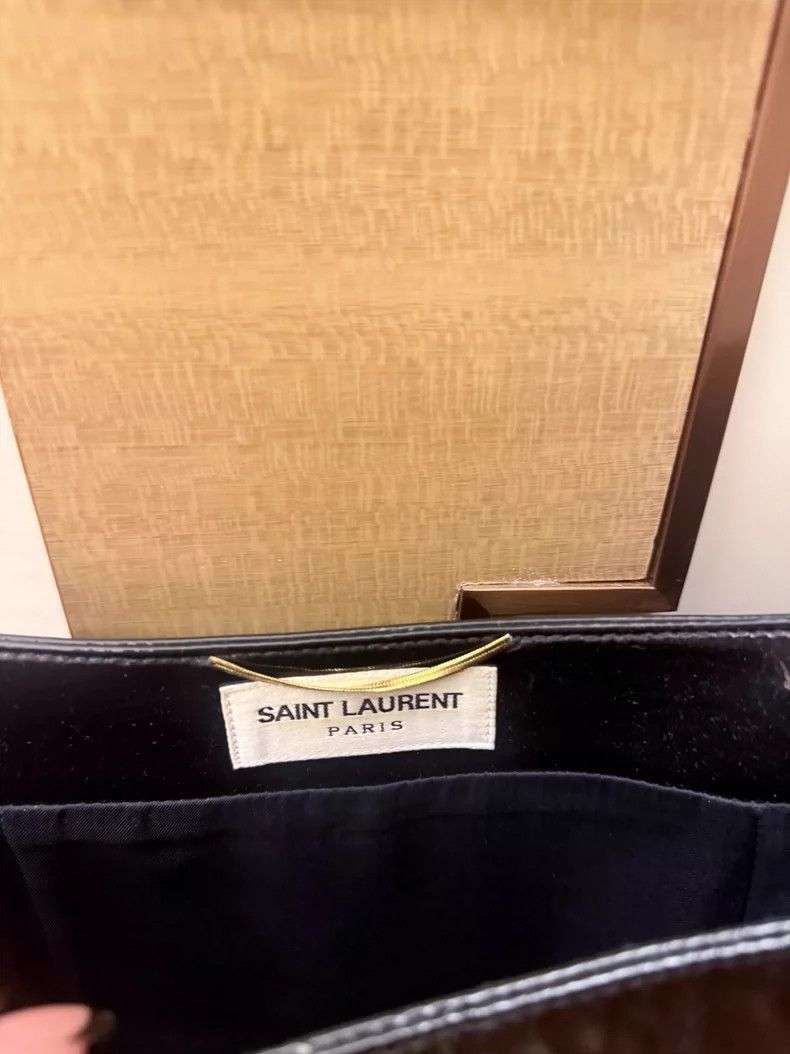Saint Laurent Paris Saint Laurent Paris Black Patent Leather Short Skirt-2506 Size US 34 / EU 50 - 2 Thumbnail