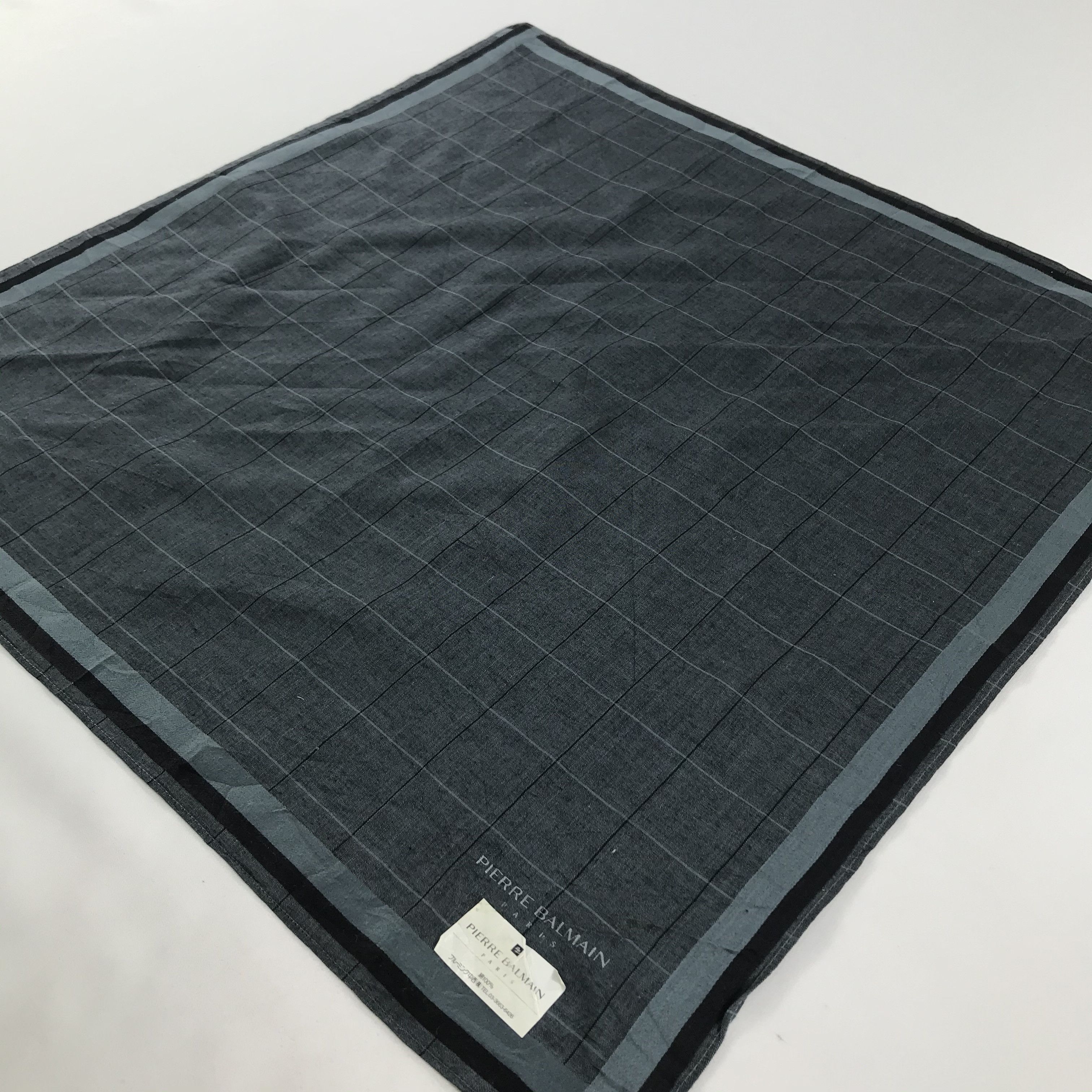 Pierre Balmain × Vintage Pierre Balmain Bandana / Handkerchief / Neckerchief - S1626 Size ONE SIZE - 2 Thumbnail