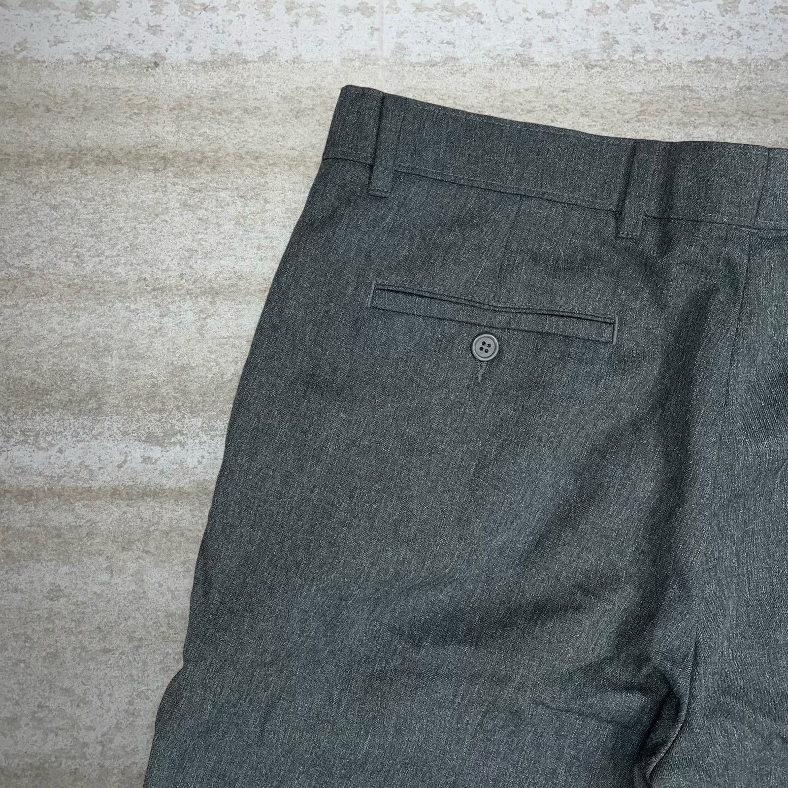 Levi's Vintage 90s Levis Dress Pants 36x30 Relaxed Iron Grey Flat Size US 36 / EU 52 - 3 Thumbnail