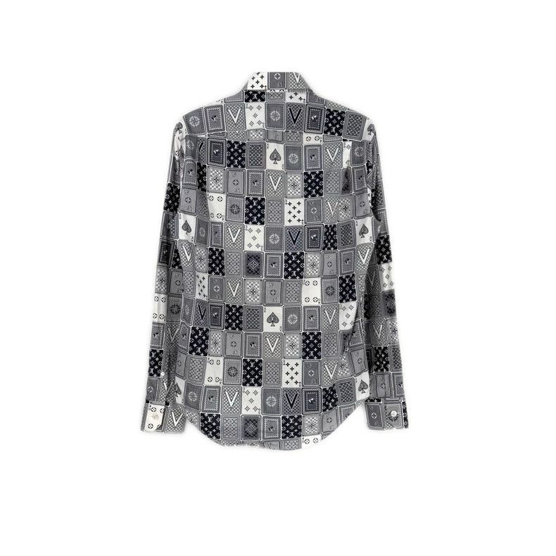 Louis Vuitton Louis Vuitton Dark blue classic logo poker shirt 2505-Nexta Size US S / EU 44-46 / 1 - 2 Thumbnail