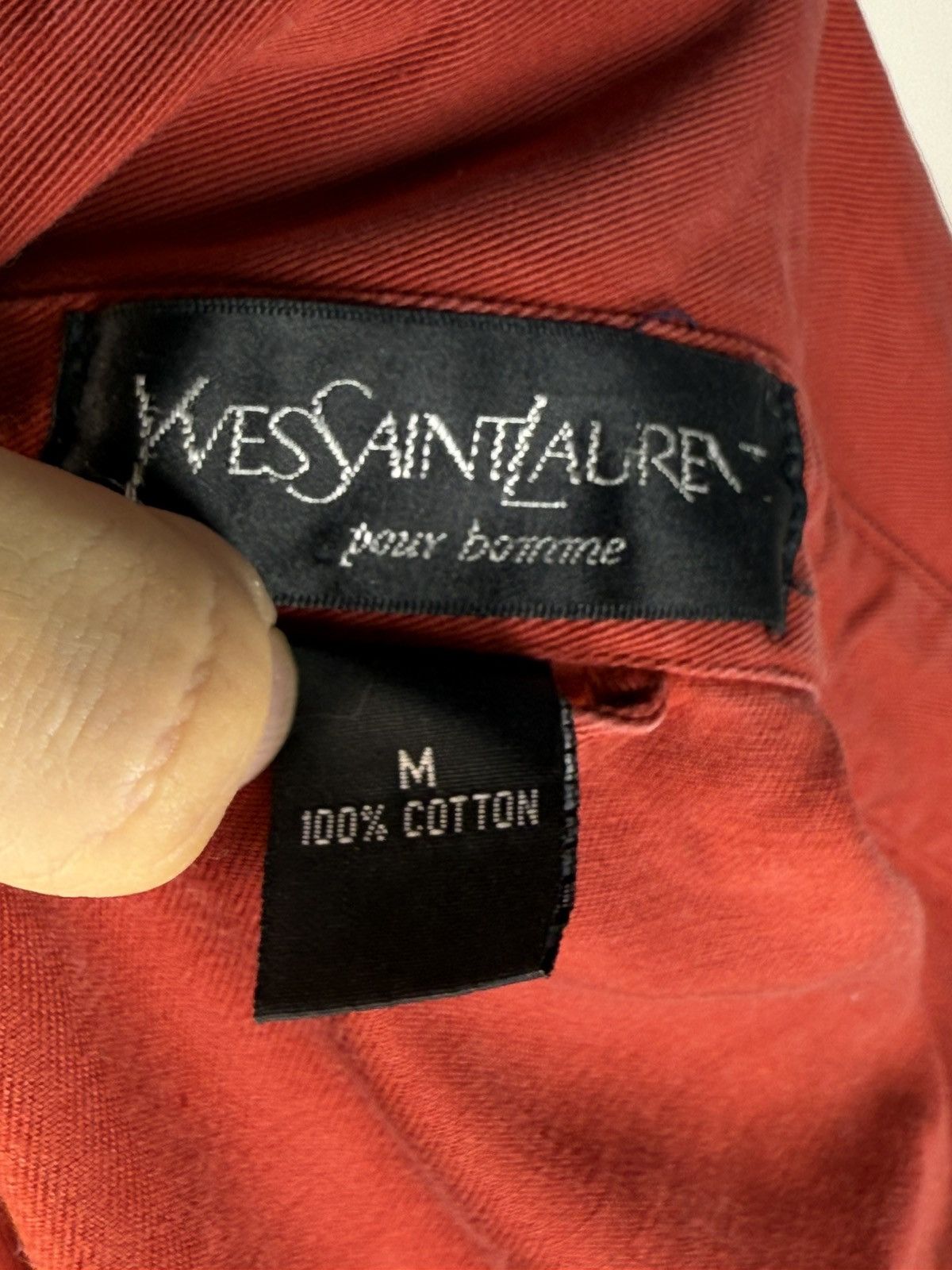Yves Saint Laurent Cotton YSL Windbreaker Jacket 90s Bomber Zip Up Vintage Size US M / EU 48-50 / 2 - 5 Thumbnail