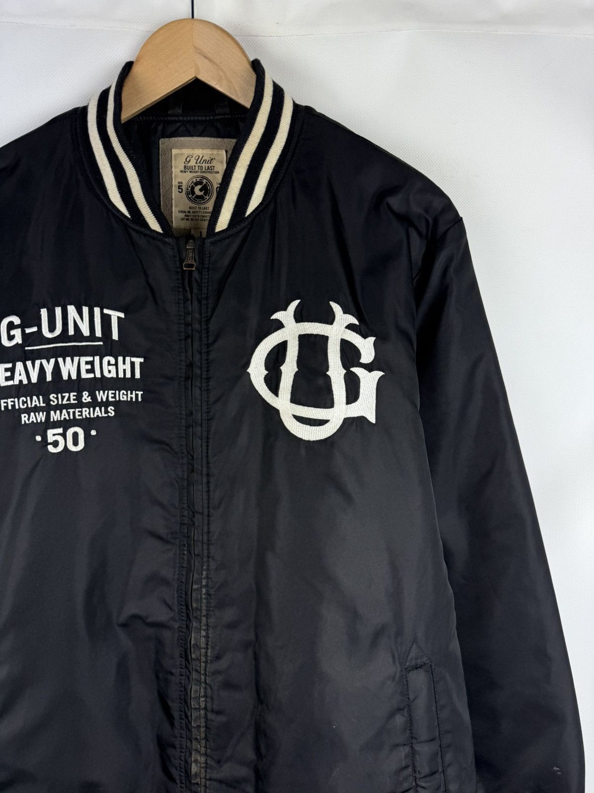G-Unit G Unit Men’s Rap Hip Hop Varsity Bomber Jacket Size L Nylon Size US L / EU 52-54 / 3 - 5 Thumbnail