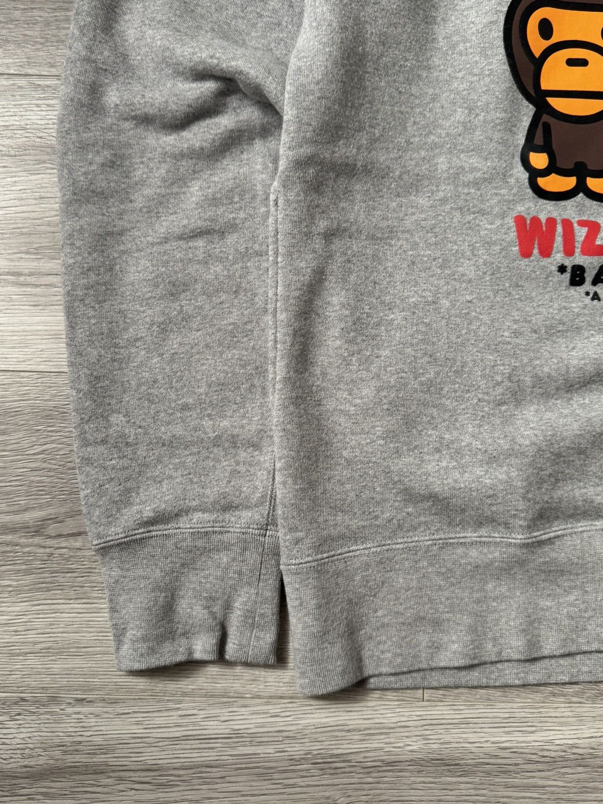 Bape Bape x Wiz Khalifa Baby Milo Logo Pullover Hoodie Size US XL / EU 56 / 4 - 3 Thumbnail