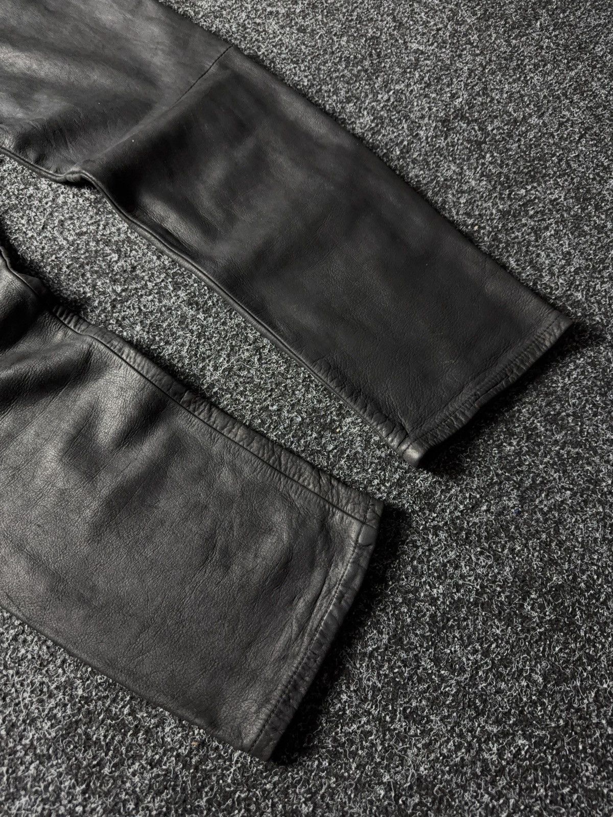 Y2K Vintage Leather Pants Opium Style Alt Biker USA Rare