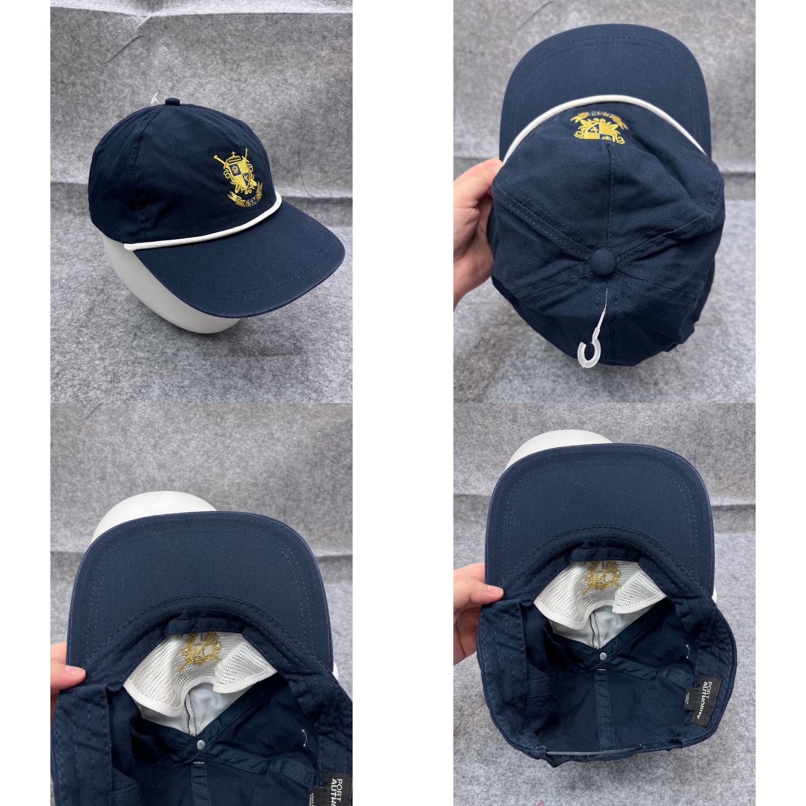 Port Authority Port Authority Hat Cap Snap Back Adult One Size Blue 100% Cotton Twill Size ONE SIZE - 8 Thumbnail