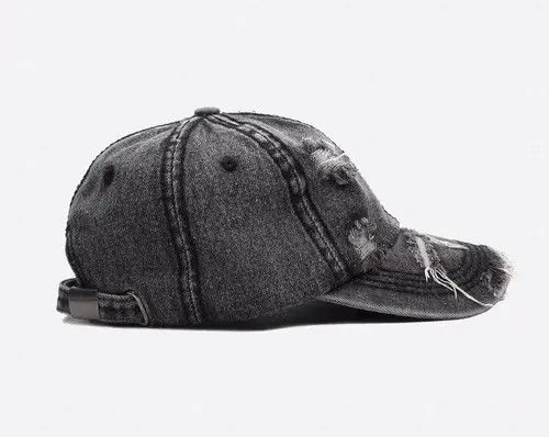 Japanese Brand Hazuki x Airi Utility grunge unisex distressed ripped cap Size ONE SIZE - 3 Thumbnail