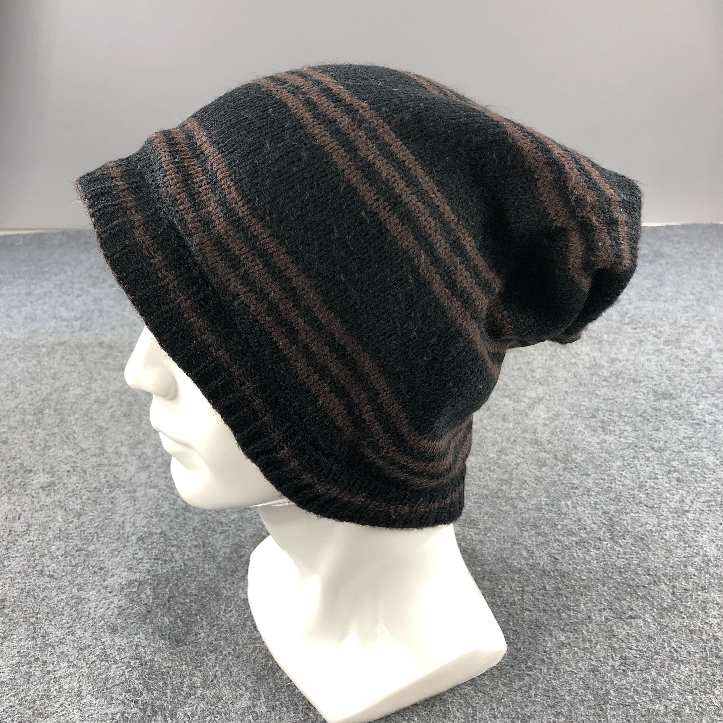 Burton  Vintage Burton Snowboard Stripe Knit Beanie Snow Hat Snow Cap  -D269 | Grailed