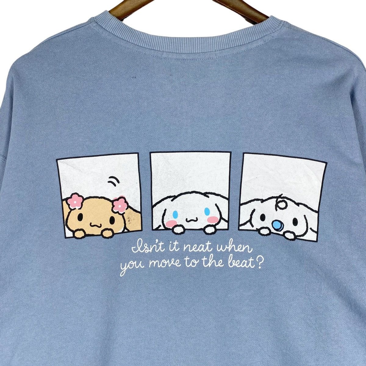 Vintage Vintage Cinnamoroll Crewneck Sweatshirt Light Blue Pullover Size XL / US 12-14 / IT 48-50 - 11 Thumbnail