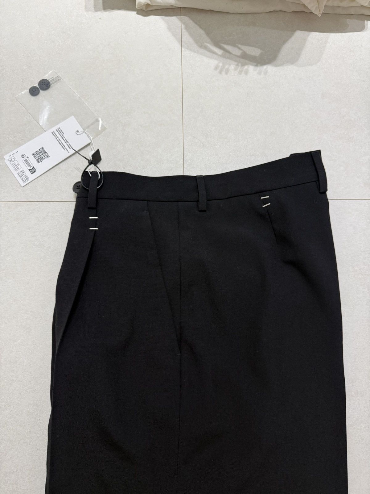 MM6 MM6 Stapled wool wide leg Trouser Size US 31 - 9 Thumbnail