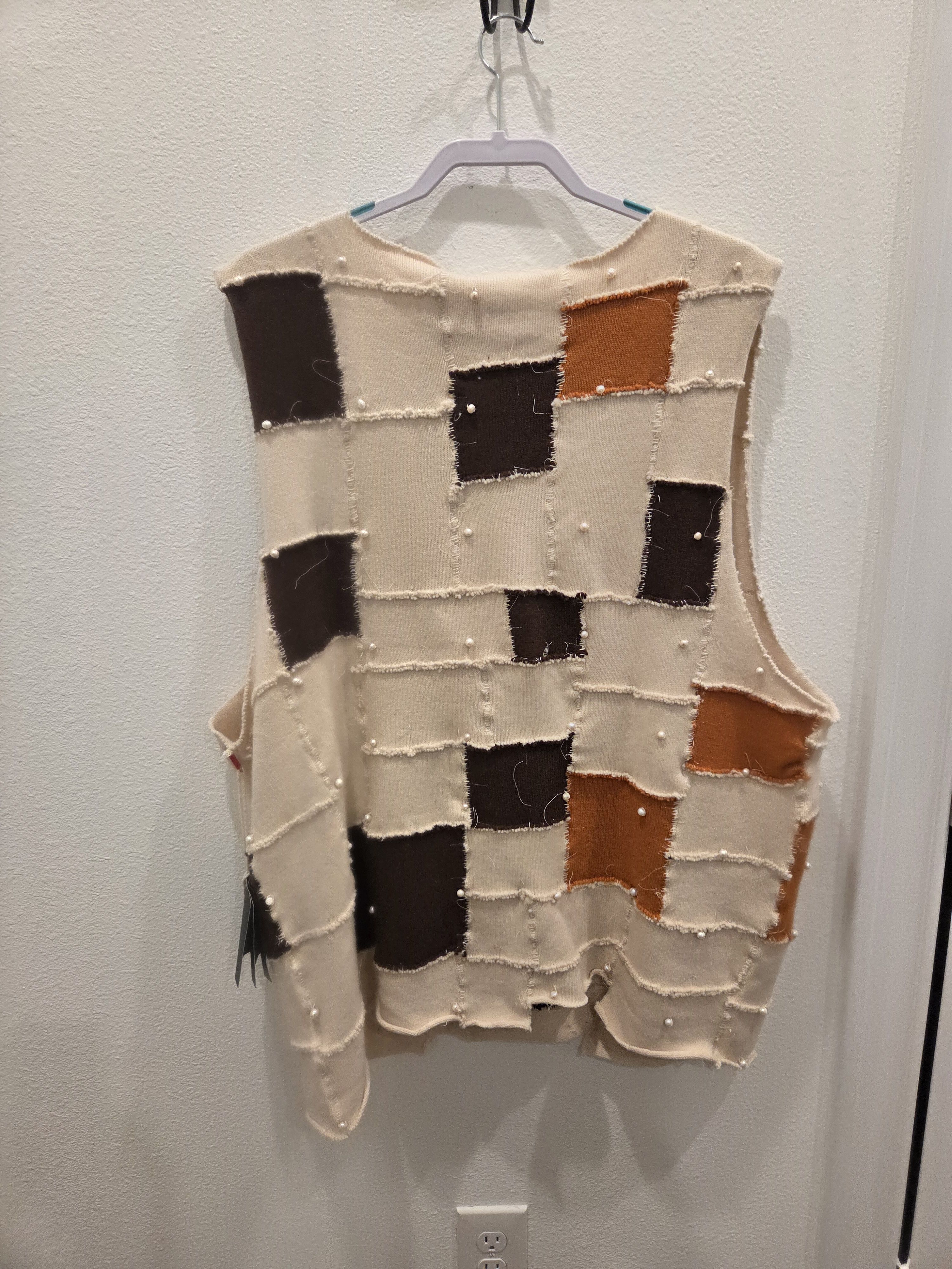 Glass Cypress Deconstructed pearl vest Size US XL / EU 56 / 4 - 6 Thumbnail