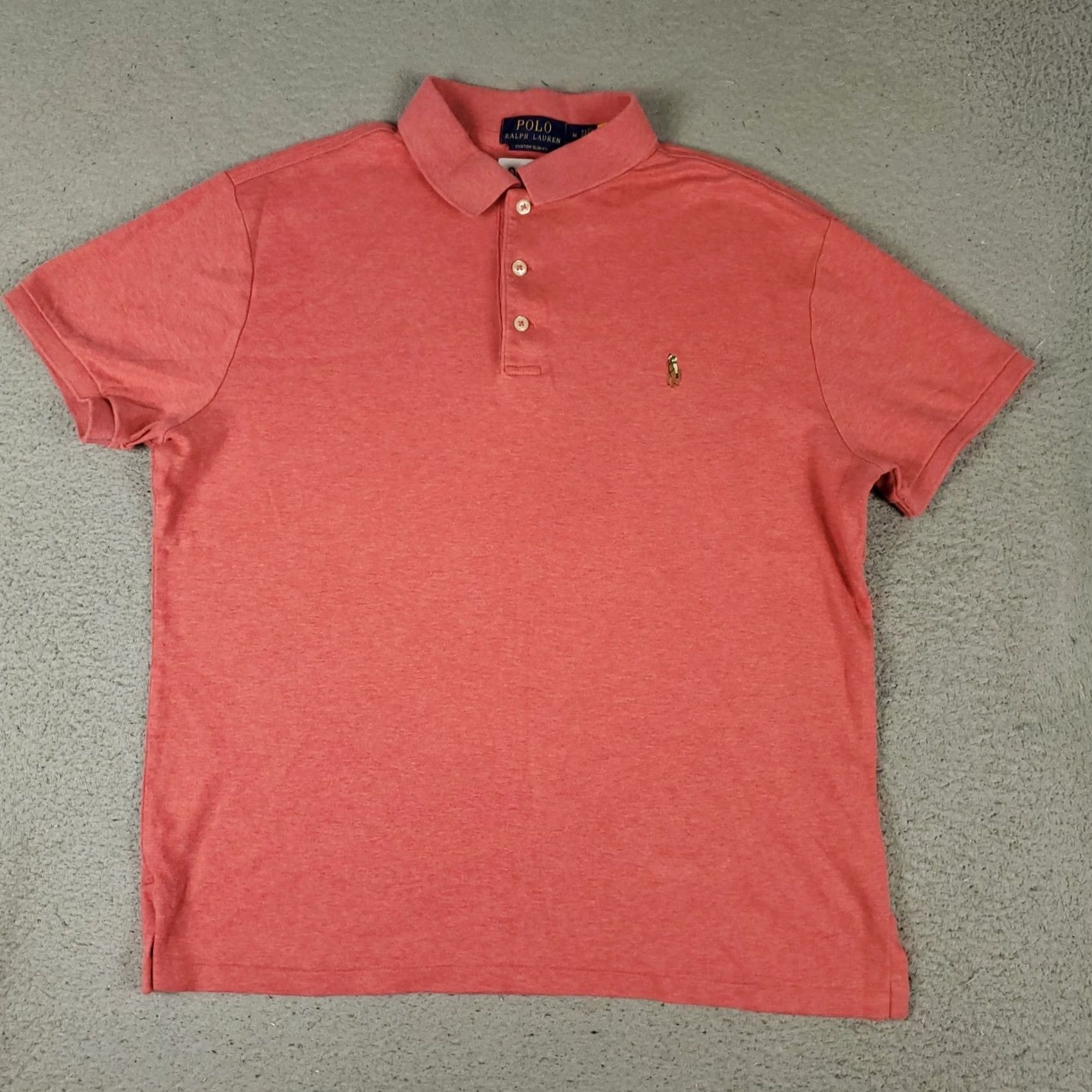 Ralph Lauren Ralph Lauren Shirt Mens M Red Polo Pony Slim Fit Short Sleeve Size US M / EU 48-50 / 2 - 3 Thumbnail