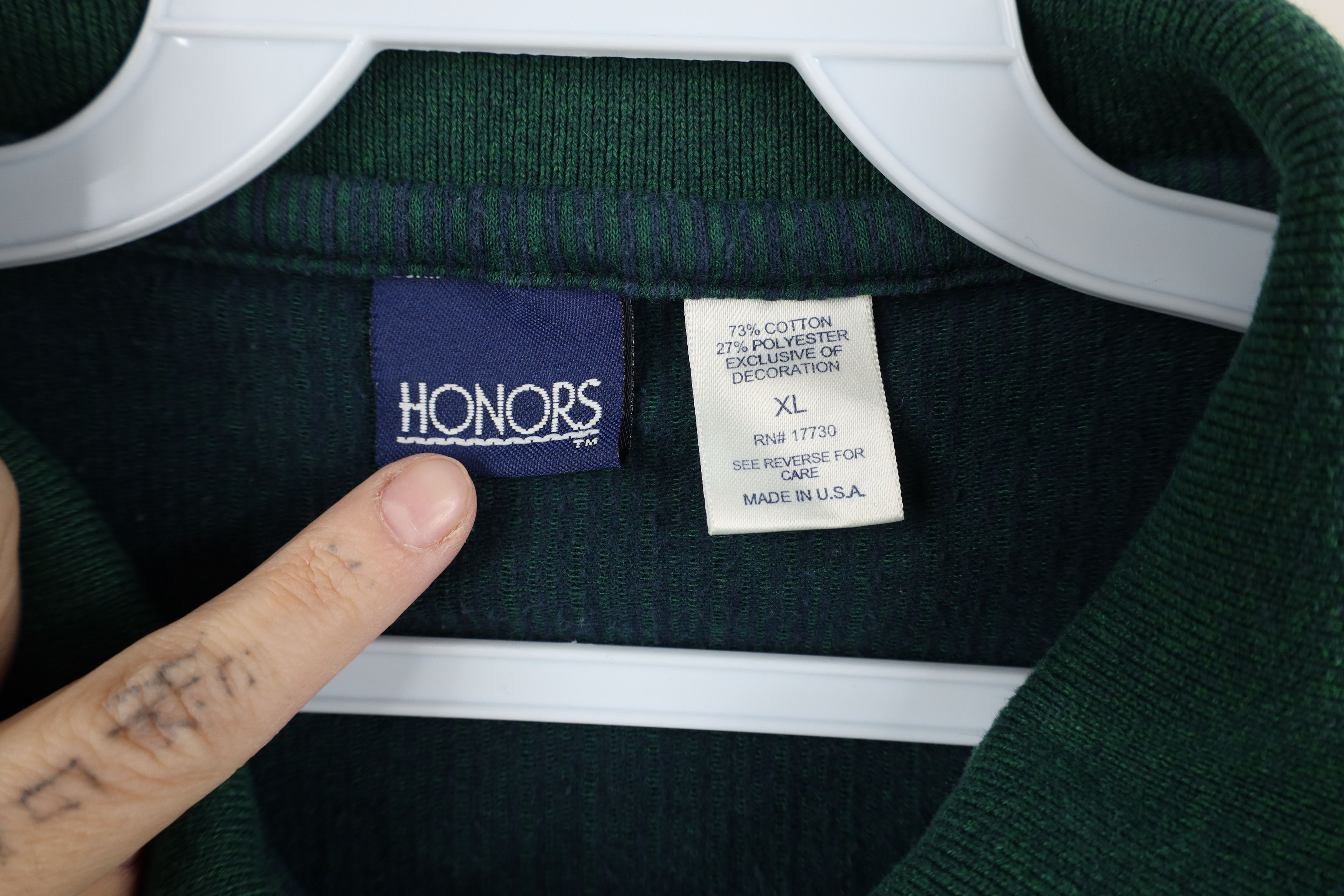 Vintage Vintage 90s Streetwear Ribbed Knit Golf Polo Shirt USA Size US XL / EU 56 / 4 - 7 Thumbnail