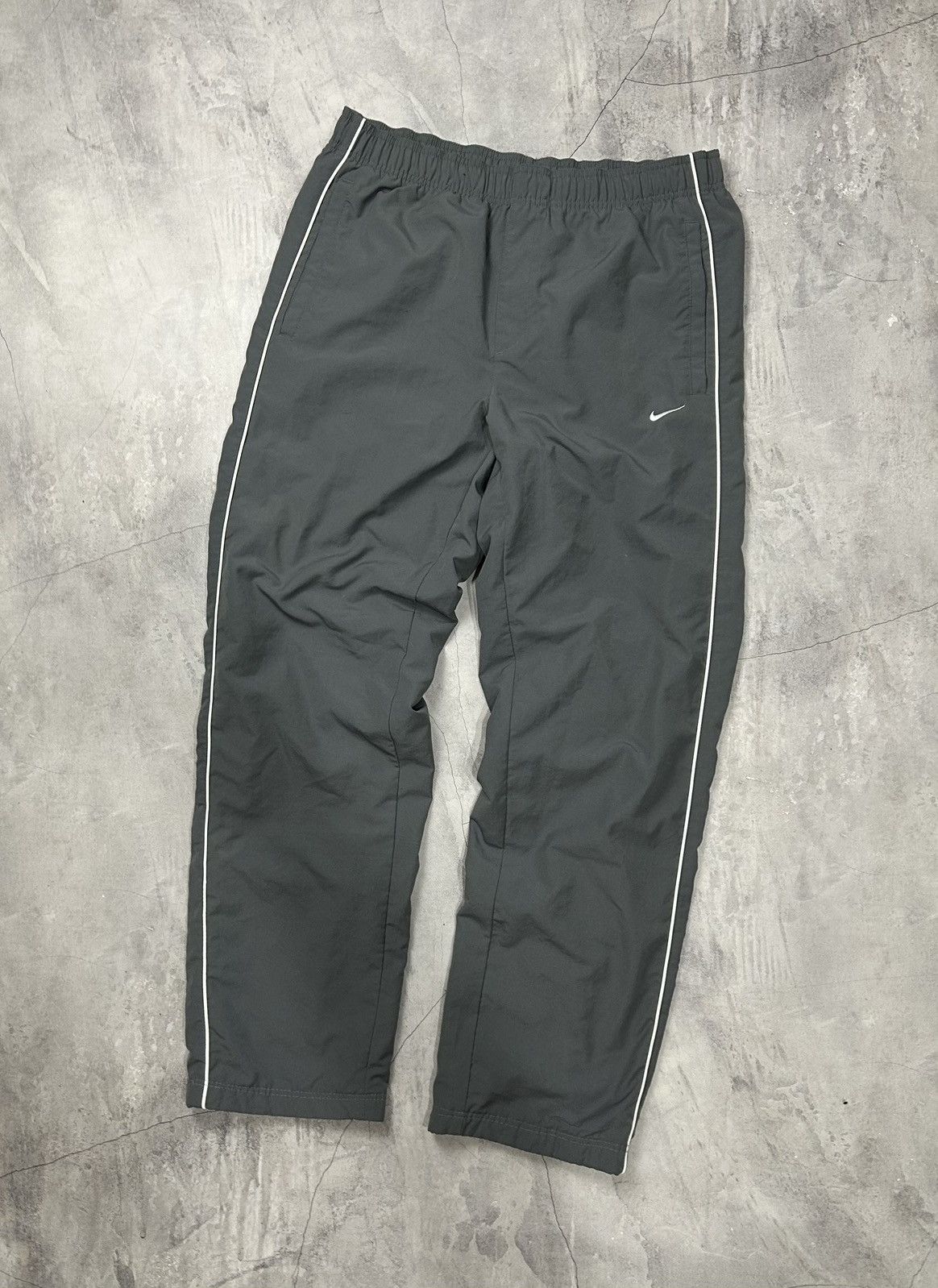 Vintage Rare Vintage Nike Drill Track Pants TN Swoosh Air Y2K Size US 32 / EU 48 - 1 Thumbnail