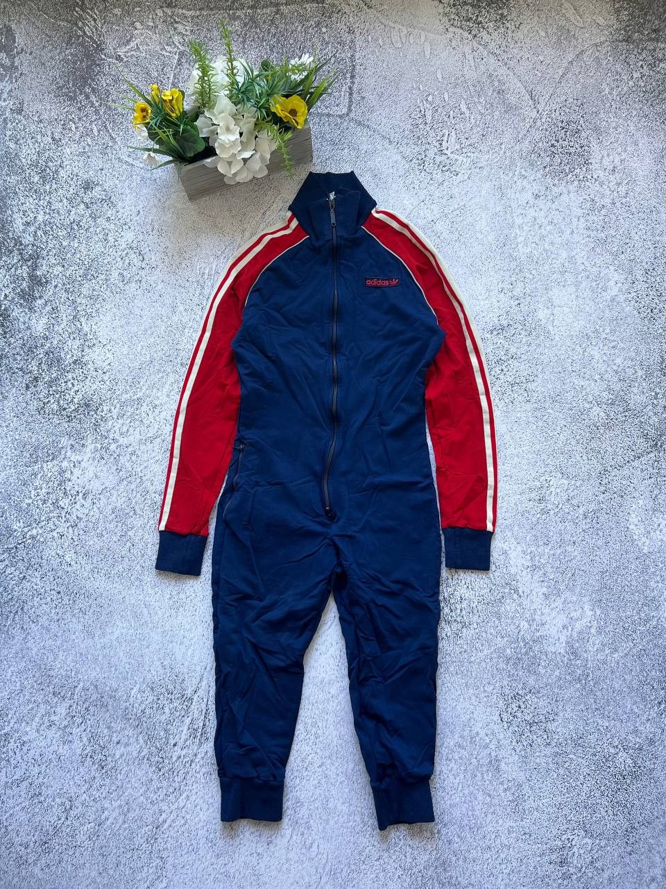 Adidas × Vintage west germany adidas 70-80s jumpsuit overalls tracksuit Size US S / EU 44-46 / 1 - 12 Thumbnail