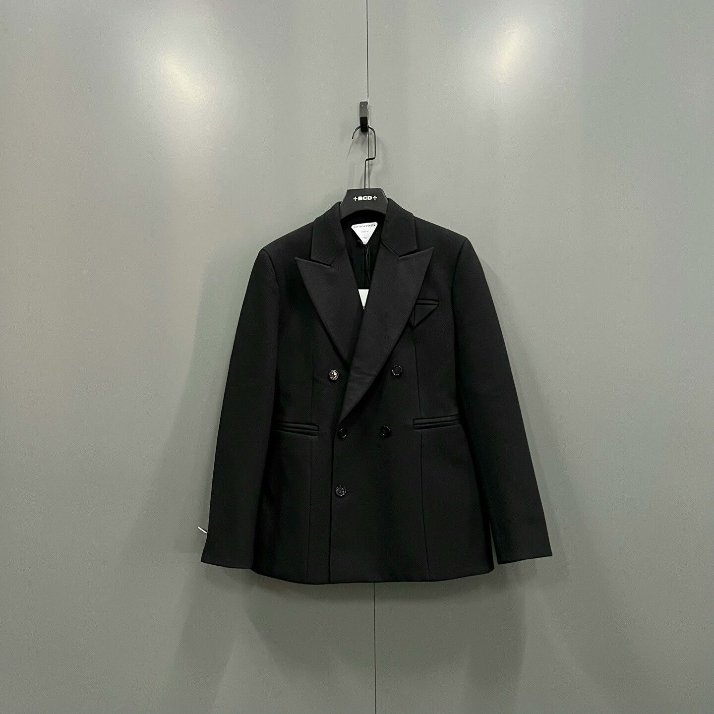 Bottega Veneta Bottega Veneta Black Double-Breasted Slim Suit Size US XS / EU 42 / 0 - 1 Thumbnail