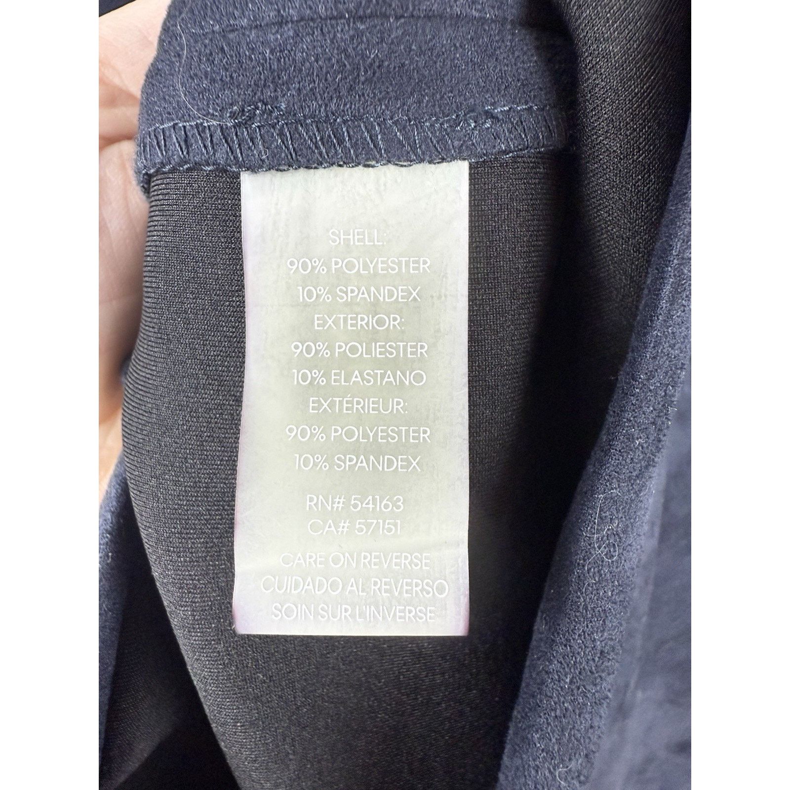 Calvin Klein CALVIN KLEIN NWT $134 Navy Faux Suede Pencil Dress Size 6 Size M / US 6-8 / IT 42-44 - 7 Thumbnail