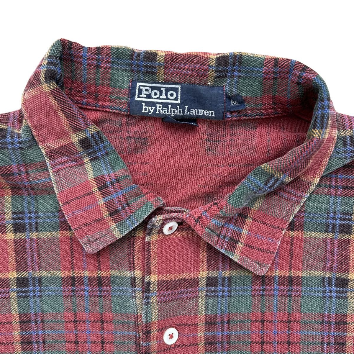 Polo Ralph Lauren Vintage Polo By Ralph Lauren Plaid Henley Shirt Size Medium Size US M / EU 48-50 / 2 - 3 Thumbnail