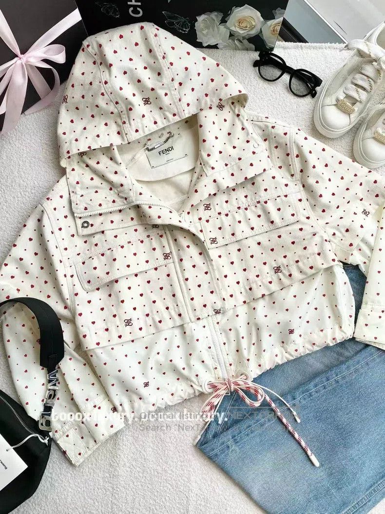 Fendi Printed Logo Jacket